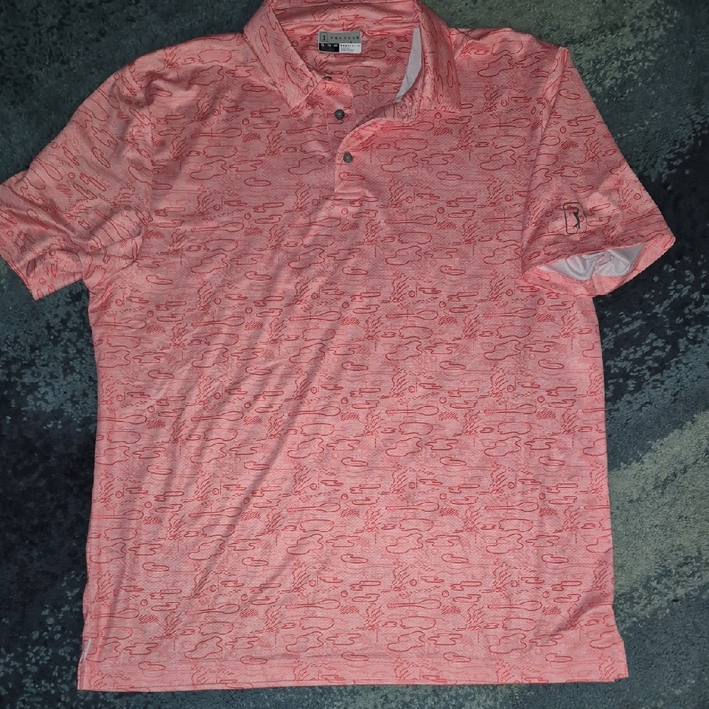 MENS LIKE NEW PGA TOUR GOLF SHIRT size XL
